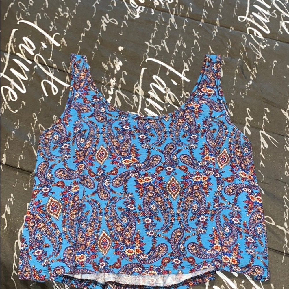 See You Monday Aztec Crop Top